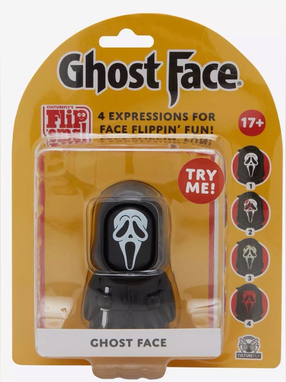 CultureFly Flip'ems! Ghost Face Figure